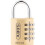 Abus Combination Padlock - Brass - 4 Wheel - 40mm 2