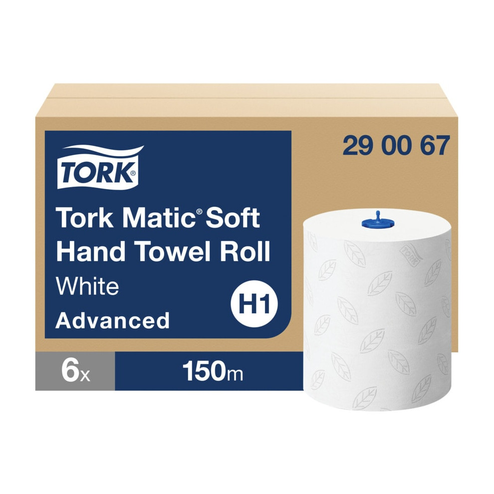 Tork Advanced Hand Towel Rolls 2-Ply 150M (Pack Of 6) - [Fa707] 7322540138719
