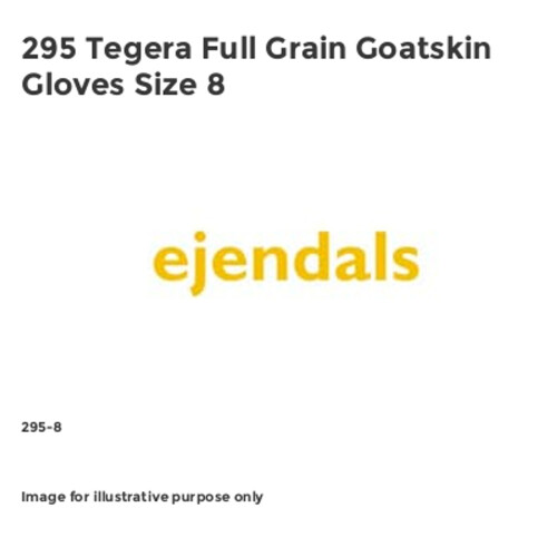 Ejendals 295-8 Size 8 "Tegera 295" Leather Glove - Grey/Blue/White