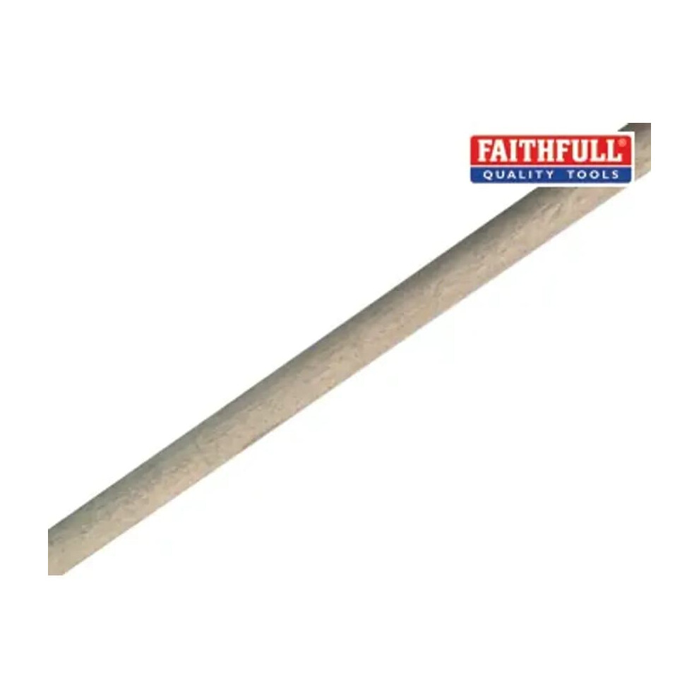 Faithfull FAIRH60118 Wooden Broom Handle 1525cm x 28mm (60in x 1.1/8in)