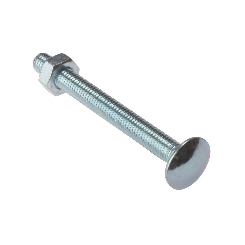 Forge 10CB8160 Carriage Bolt & Nut ZP M8 x 160mm Bag of 10