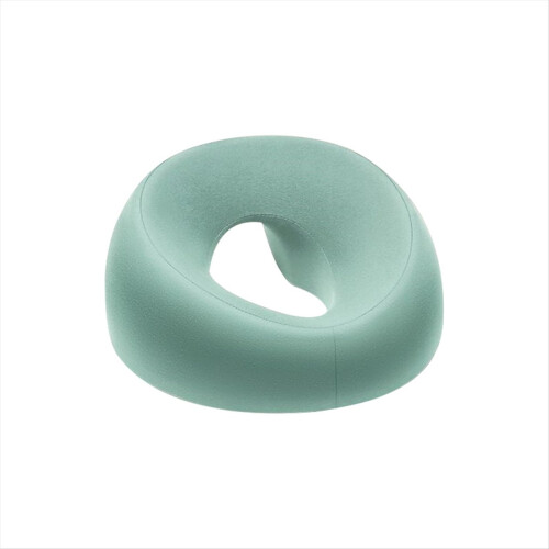 Cuscino ergonomico in memory foam per salone di bellezza verde