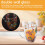 2PCS Fillings Dry Flowers Double Wall Glass Cup With Handle 4