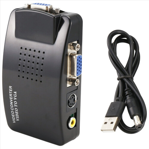 Adaptor AV la VGA Convertor VGA PC Convertor Compozit Switch Box 1