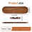 Teak Rectangular Wooden Plate Fruit Plate Snack Plate Sushi Plate 7