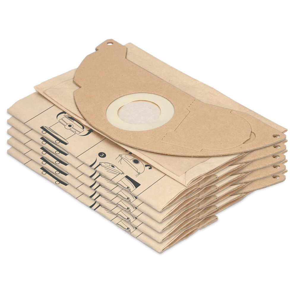 10 Pack Vacuum Bags for WD2, MV2, for 6.904-322.0