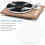 Tapete de acrílico para toca-discos de vinil LP - 12 polegadas (branco) 5