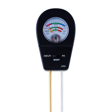 Tester de sol Umiditatea solului Tester de pH al solului Negru