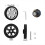 8pcs Suitcase Wheels Replacement Rubber Mute Caster Replacement B 3