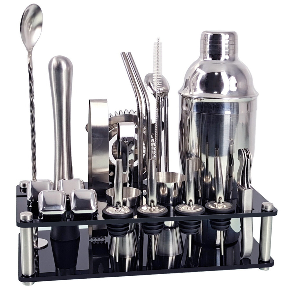 Bartender Kit 23-Piece Cocktail Shaker For Mixed Drinks Tools 4851337086245