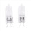 20Pcs G9 Light Bulbs,40W Clear Lamps Dimmable,2800K 3
