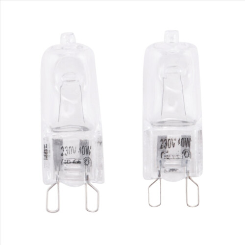 20Pcs G9 Light Bulbs,40W Clear Lamps Dimmable,2800K 2