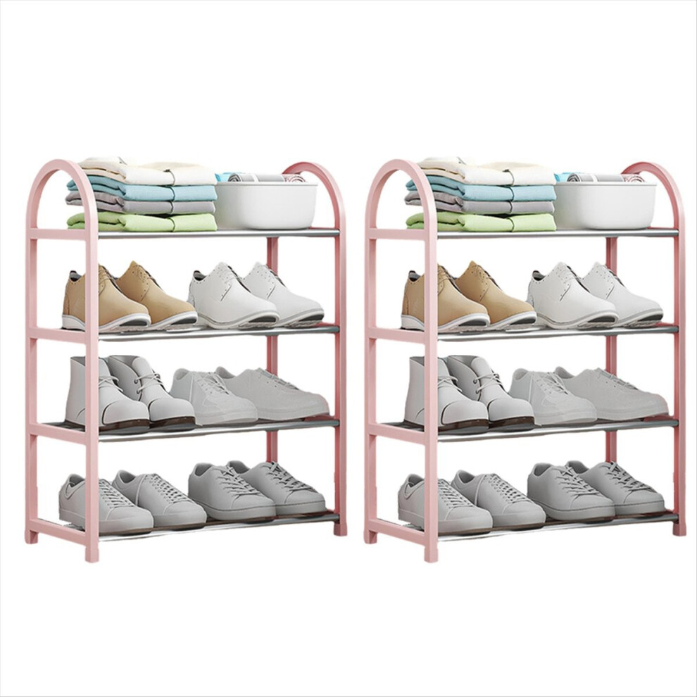 Pink Shoe Rack, Shoe Cabinet For Entrance And Front Door Entrance,