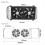 12V vodotěsný ventilátor, chladicí ventilátor do auta, bílý 4