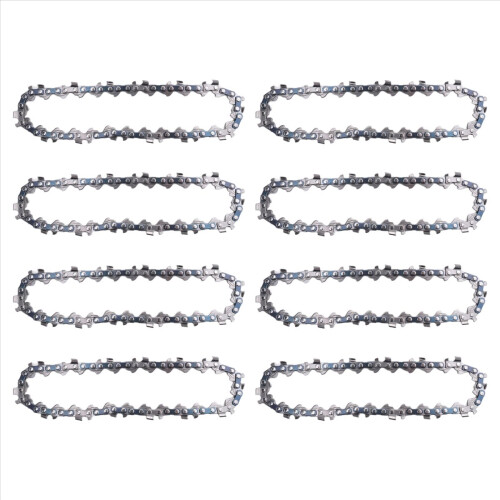 8 Pcs 4 Inch Mini Steel Chainsaw Chain Electric Pruning Saw Tool