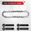 8 Pcs 4 Inch Mini Steel Chainsaw Chain Electric Pruning Saw Tool 4