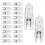 20Pcs G9 Light Bulbs,25W Clear Lamps Dimmable,2800K 3