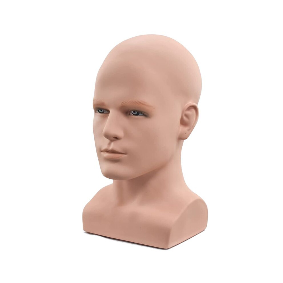 Male Mannequin Head Professional Manikin Head(Skin Color) 4851337093380