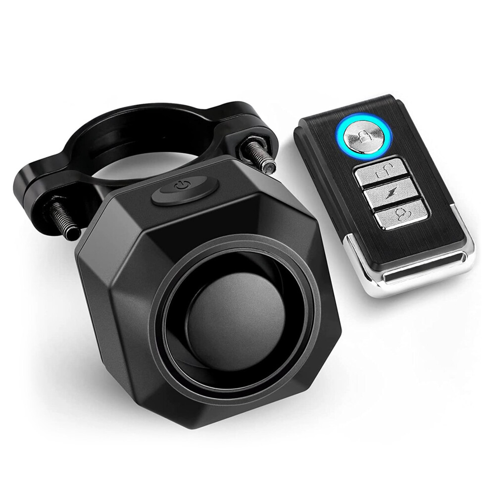 Usb Rechargeable Bike Alarm With Remote, 110Db Loud Security Alarm 4851337002276