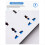 Universal Power Strip Multi-Outlet Electrical Socket UK Plug Black 5