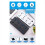 Universal Power Strip Multi-Outlet Electrical Socket UK Plug Black 4