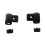 Car Roof Side Sunvisor Sun Visor Fixed Clip Buckle Hook Bracket Black 1
