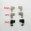 Car Roof Side Sunvisor Sun Visor Fixed Clip Buckle Hook Bracket Black 2