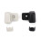 Car Roof Side Sunvisor Sun Visor Fixed Clip Buckle Hook Bracket Black 4