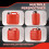 5L autotank reserve plastic benzinetank voor autoreizen 7