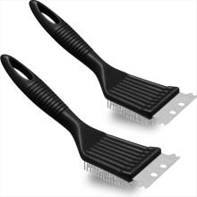 Reinig de barbecueborstel, metalen borstel, grillnetborstel