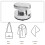Suction Cup Handle Door 2 Pieces Fridge Glass Mobility Handle Silver 6