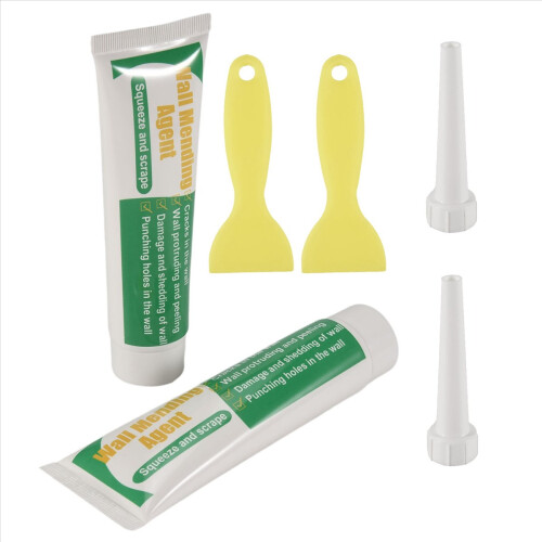 2 Pack Wall Mending Agent, Drywall Repair Kit with Scraper 2