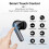 Wireless Earphones Bluetooth 5.3 Earphones Type-C Fast Charging Case 5