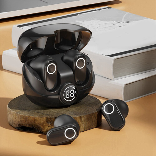M89 Translator Headset Wireless on-Ear Translator Device Black 2