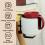 Desk Cup Holder Table Universal Adjustable Pgraded Arm Clamp White 5