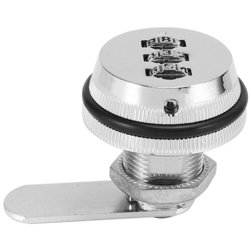 Alloy Code Combination Cam lock Keyless silver