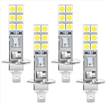 4PCS H1 6000K Super Weiß 80W LED Scheinwerfer Lampen Kit Nebel Licht