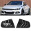 Car Side Window Louver Scoop Cover Vent Carbon for 2009-2018 2