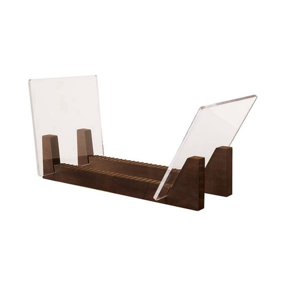Vinyl Record Storage Holder Wooden Lp Vinyl Album Desktop Rack 4851337010295