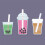 300Pcs Clear Plastic Drinking Straws for Bubble Tea Jumbo 2