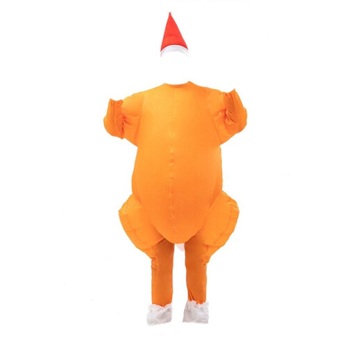 Oppusteligt kalkundukkekostume til voksne