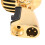 Professionele bekabelde vintage klassieke microfoon (goud) 7