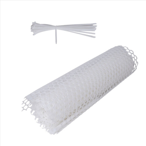 Grillage à poules en plastique blanc 2