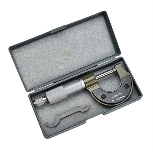 Højmikrometer cirkulær rørdiameter målelineal 0-25 mm