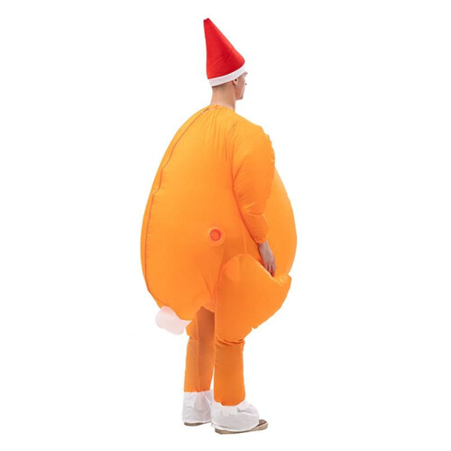Oppusteligt kalkundukkekostume til voksne 2