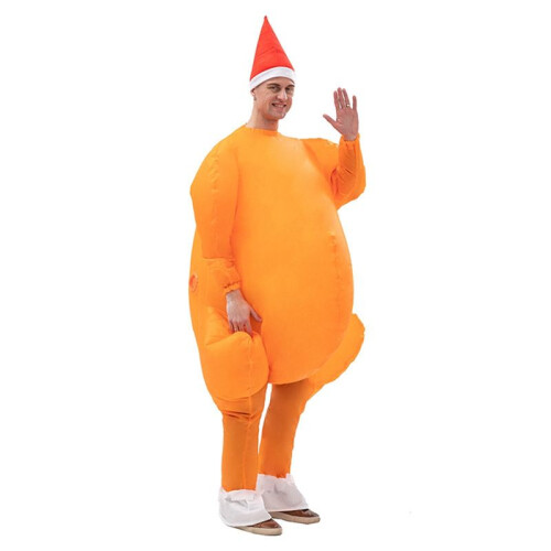 Oppusteligt kalkundukkekostume til voksne 1