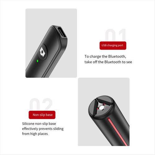 Szelfi bot állvány telefontartó Bluetooth 2