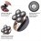 2PCS Replacement Shaver Head Electric Shaver 5 Cutter Floating Head 3