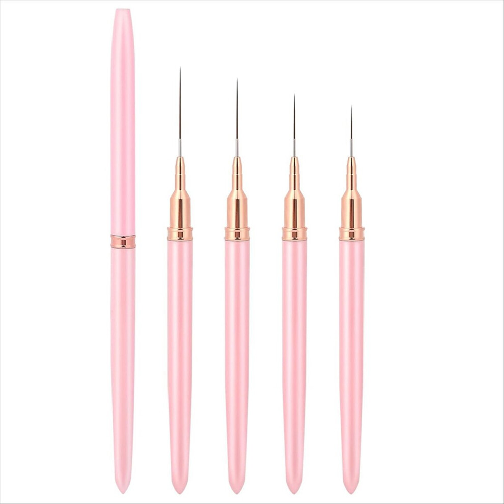 Nail Art Liner Brushes, 5Pcs Painting Nail Art Brush Set Drawing Tool 4851337017089
