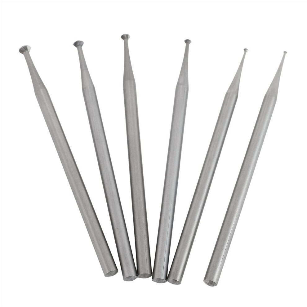 6Pcs 90Âº Burr Set - Jewelry Making Setting Burs For Lapidary 008-023 4851337016310
